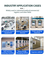 Monitor Industrial IPS de 15.6 Pulgadas, Panel Frontal IP65 Resistente al Agua, Pantalla Táctil Capacitiva, VGA FHD para Máquinas CNC de Fábrica