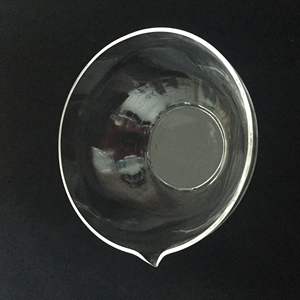 Verre de Quartz résistance à la Corrosion, plat d'évapotage, à fond plat avec bec adapté à la clinique et les laboratoires - Product Image 1