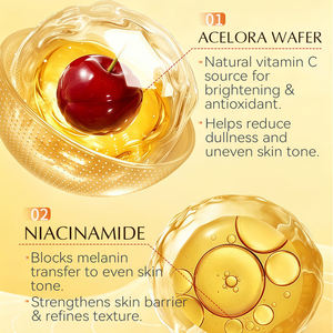 Sérum Éclaircissant Vitamine Niacinamide Cerise d'Acerola Antioxydant Unifiant le Teint Renforce la Barrière Cutanée Lisse le Teint Terne Essence Visage - Product Image 5