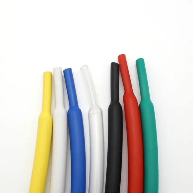 Colorido PE Heat Shrinking Tube Calor Shrink Tubing Variedade Isolamento Elétrico Shrinkable Sleeve