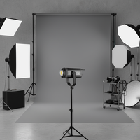 Projecteur LED portable 300W BK500III pour photographie et vidéo en studio, température de couleur 2800-6800K, éclairage pour caméra et TikTok