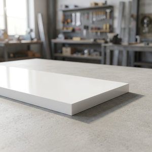 Plaque en PVC Celuka blanc PIMA 1/2 po (12 mm) 48 po x 96 po, panneau rigide en mousse haute densité, résistant aux UV, qualité alimentaire, anti-humidité - Product Image 1
