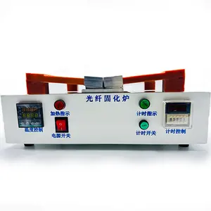 Multi functional high temperature fiber optic ferrules electric composite curing oven patch cord making machine