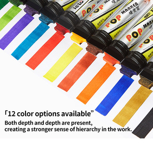 Stylos marqueurs professionnels pour affiches, pointe large, séchage rapide, marqueur artistique 6/12/20/30 mm pour la promotion en magasin et les affiches manuscrites - Product Image 3
