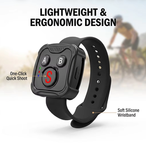 Télécommande sans fil pour caméra d'action compatible <span class=keywords><strong>Hero</strong></span> 13/12/11/10/<span class=keywords><strong>9</strong></span>, Osmo, Insta360 - Matériau ABS étanche - Product Image 5