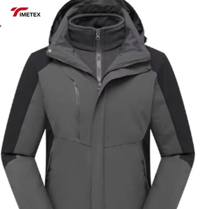 TIMETEX Haute Qualité Unisexe 3 en 1 Imperméable Extérieur Alpinisme Respirant Coupe-Vent Ski <span class=keywords><strong>Veste</strong></span> Avec Capuche - Product Image 1