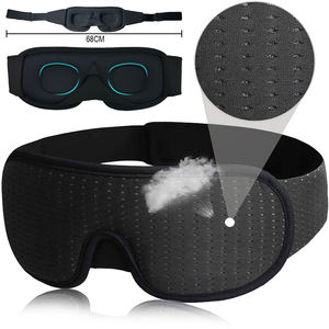 <span class=keywords><strong>Respiration</strong></span> Tissu 3D Contour Mousse À Mémoire Masque <span class=keywords><strong>Pour</strong></span> Les Yeux Logo Personnalisé Sangle Réglable Masque <span class=keywords><strong>Pour</strong></span> Les Yeux <span class=keywords><strong>pour</strong></span> Voyage Vol Avion Et Sieste À La Maison - Product Image 1