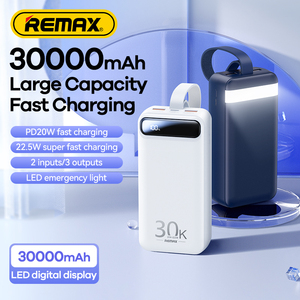 Rpp-522 20w+22.5w Pd+qc <span class=keywords><strong>Powerbank</strong></span> 30000 Mah Batería Externa Portátil Inteligente Multicompatible de Carga Rápida 30000mah 20000mah - Product Image 2