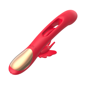 Vibrador de Conejo Tres en Uno para Adultos, Estimulador de Clítoris y Punto G, Varita AV, Dildo para Masturbación - Product Image 2