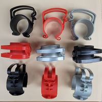 Abrazadera para Escenario Truss de 50mm, Plegable, Portátil, Diseño Modular, de Plástico, para Cables, Instalación Rápida, Negra, Capacidad de Carga 2KG