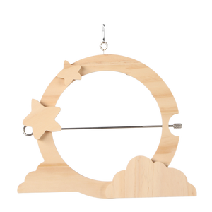 Soporte de madera natural para loros, juguetes para pájaros, perchas, juguetes para pájaros medianos - Product Image 1