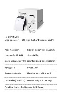 2025 dernier nouveau masseur de genou intelligent avec thérapie par la lumière rouge chauffage efficace pour le soulagement de la douleur au genou - Product Image 4