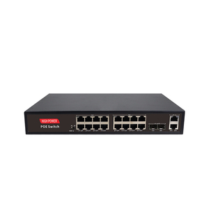 Switch PoE Industri Tanpa Manajemen Jarak Jauh dengan Logo OEM, 16 Port 10/100M 802.3at PoE, 2 Port Uplink 100/1000M - Product Image 5