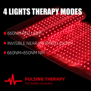 Redfy RD1000 Terapia de Luz Roja LED Infrarroja, Dispositivo de Belleza Portátil para Cuerpo Completo, 660nm 850nm, Regulable, para Uso Doméstico - Product Image 5