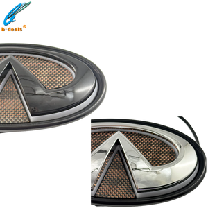 Emblema LED RGB+W para Infiniti Q50, Luz Diurna con Logotipo, Accesorios LED, Emblema de <span class=keywords><strong>Fibra</strong></span> de Carbono Forjado para Parrilla Delantera - Product Image 4