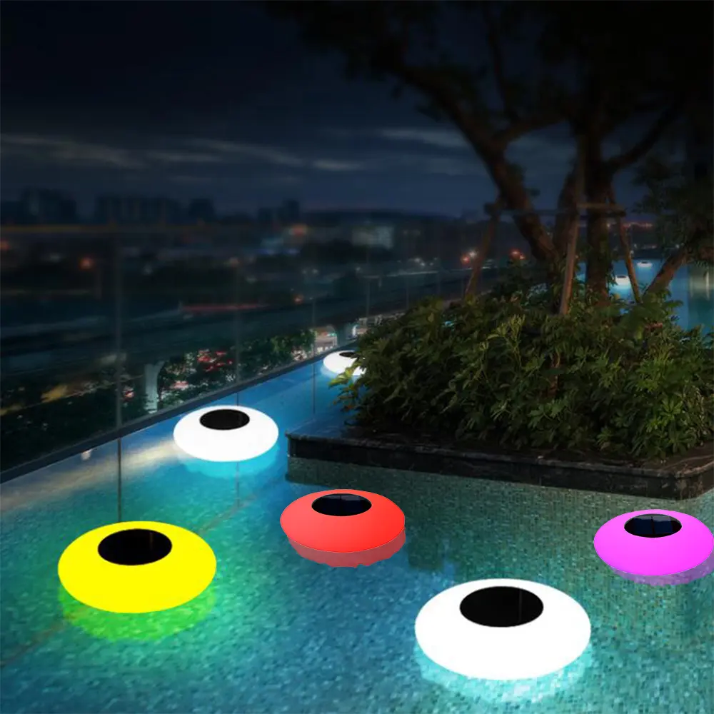 Boules lumineuses solaires LED, lampes d'extérieur, décoration, fête, balcon, jardin, piscine