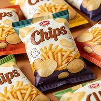 Bolsa con fuelle lateral y sellado trasero personalizada para patatas fritas, de grado alimenticio, resistente a la humedad, para snacks de patatas crujientes, leche y alimentos para mascotas