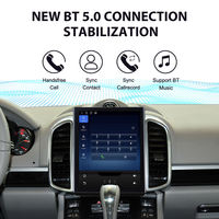 Pantalla Estilo Tesla de 10.4 Pulgadas, Radio para Auto con Android 15, Navegación GPS, Reproductor de DVD, CarPlay y Android Auto para Porsche Cayenne 2010-2017