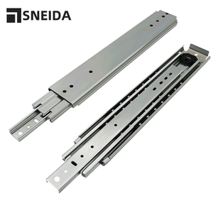 SNEIDA SND3076 Corredera telescópica de 76 mm de alta resistencia con rodamientos de bolas, capacidad de 225 kg, de acero laminado en frío Q235 para almacenamiento en gabinetes de cocina - Product Image 2