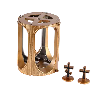 china Cemetery lantern mausoleum light funeral adult memorial granite metal lantern Tombstone lantern lusino Cemetery Decoration