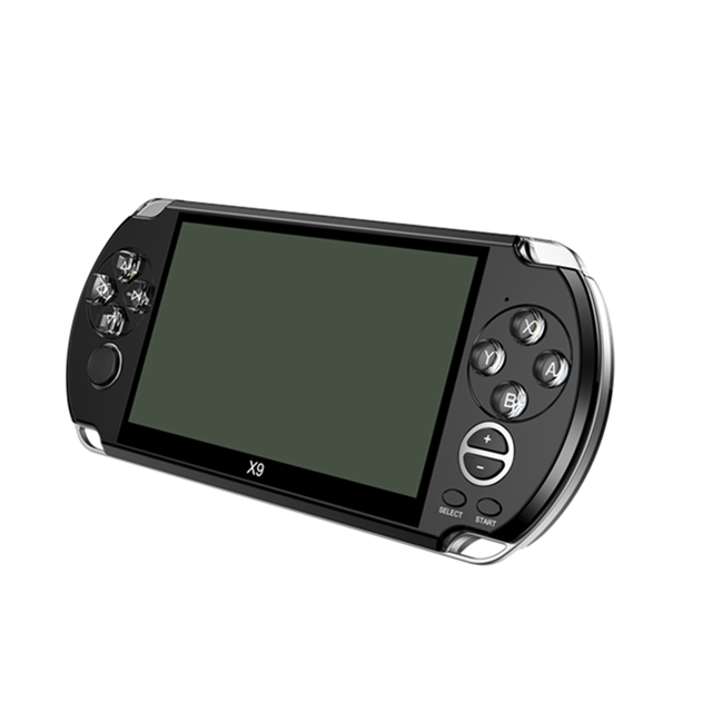 Best Price Video Retro Game Console X9 Handheld Game Player Retro Games 5.1 Inch Screen