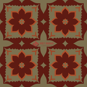 Carrelage en ciment 200x200 fait main, carrelage marocain encaustique pour une finition intérieure gracieuse, murs de cuisine et de salle de bain - Product Image 1