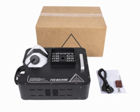 Machine à fumée verticale électrique PKnight 1500W en métal avec lumières LED RGB, télécommande DMX512, écran LCD pour DJ, scène, fête, club, mariage, fluide de fumée