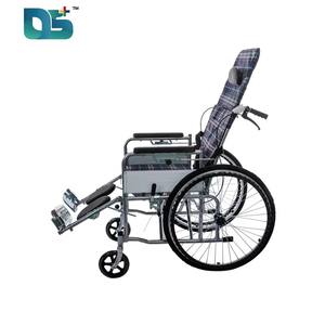 كرسي متحرك يدوي مريح وخفيف الوزن قابل للطي لكبار السن وذوي الاحتياجات الخاصة، بمسند ظهر مرتفع، للاستخدام في دور الرعاية والمستشفيات - Product Image 1