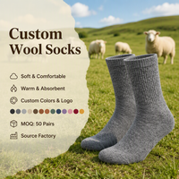 Chaussettes en coton peigné et laine mélangée jacquard de haute qualité, design personnalisé OEM ODM, douces, thermiques, respirantes, chaussettes mi-hautes pour l'hiver