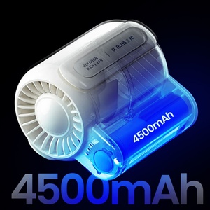 Portable Rechargeable Waist Fan <b>Mini</b> Personal Summer Cooling Fan for Travel Outdoor Sports With 4500mah Battery - Product Image 6