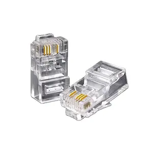 سعر المصنع مباشرة RJ45 8P 4C موصل قابس صنع في الصين 8p4c utp موصل