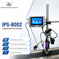 Codeur à jet d'encre thermique haute vitesse IPS-8002 avec impression de codes-barres QR DataMatrix pour l'emballage des aliments et des boissons