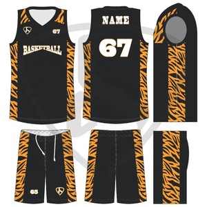 Uniforme de basket-ball personnalisé de haute qualité bon marché maille vierge réversible vente en gros maillot de basket-ball pour hommes - Product Image 6