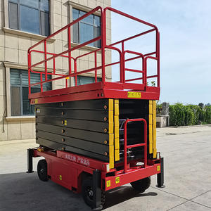 4 मीटर-18 मीटर भारी ड्यूटी कैंची लिफ्ट 300 किलोग्राम-1000 किलोग्राम गोदाम निर्माण रखरखाव के लिए मैनुअल तौबल उठाने वाला मंच - Product Image 1