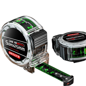 Cinta métrica de acero con caja transparente de plástico engrosada de alta precisión de grado industrial de 5M - Product Image 1