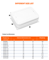 Caja de Plástico Impermeable IP67 para Exteriores con Protección UV ASA UL94HB, Soporte para Poste, Rastreador GPS, Gateway Lorawan, Carcasa para Sensor IOT