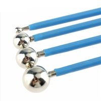 Ensemble d'outils de cuisson pour décoration de gâteau Fondant, coupe-gâteau, boule de modélisation, sculpture de gâteau, fleur, Sugarcraft, boule en métal, 4 pièces