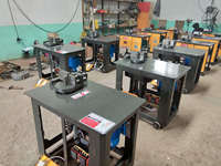 Machine à cintrer automatique pour barres d'armature électrique, machine à cintrer et à couper les cerceaux, machine à cintrer les étriers incurvés