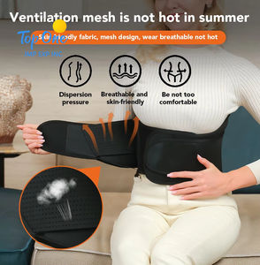 Top One Sangles lombaires élastiques Corset Type Attelle de soutien du dos pour le soulagement de la douleur Ceinture de soutien de la taille sportive avec fonction de protection - Product Image 4