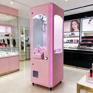 Machine à griffes mini personnalisable, à monnayeur, pour location, style métallique, pour magasins de beauté, avec des éléments de jeu d'arcade et des peluches, pour la distribution de prix de marque - Product Image 2