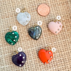 Station indépendante transfrontalière 18K pendentif de rétention de couleur collier en acier inoxydable coloré coeur étoile coquille pour enfants - Product Image 6