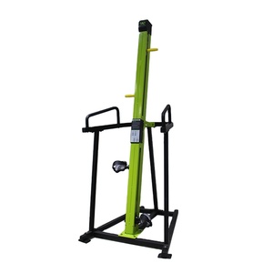 Equipo de Fitness comercial, máquina de escalada Vertical Manual <span class=keywords><strong>con</strong></span> <span class=keywords><strong>cadena</strong></span> accionada por correa, escalador de escaleras de acero Premium para máquina de gimnasio - Product Image 1