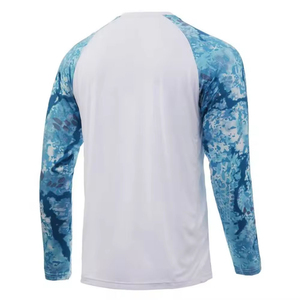 เสื้อตกปลาแบบขายส่งปี 2026 สกรีนโลโก้ตามสั่ง ผ้าโพลีเอสเตอร์ 100% แขนยาว เสื้อยืดซับลิเมชั่น แห้งเร็ว ระบายอากาศได้ดี เสื้อผ้าผู้ชาย - Product Image 2