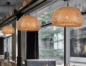 Lustre <span class=keywords><strong>en</strong></span> bambou pastoral américain sud-est asiatique <span class=keywords><strong>Rotin</strong></span> Art pour la maison Villa Restaurant Hôtel Boutique <span class=keywords><strong>Suspension</strong></span> pour l'éclairage - Product Image 5