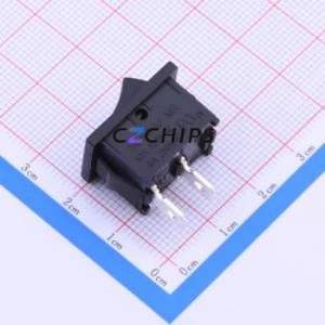 MR1-110-C5N-BBAA Rocker Switch Through hole Component (THT) Switch 21mm 15mm Concave Bend Solder Tab - Product Image 1