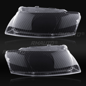 สำหรับ Audi A8 D3 ปี 2002 2003 2004 2005 2006 2007 2008 2009 ฝาครอบโคมไฟหน้า โปร่งใส เลนส์ครอบไฟหน้า ทำจากพลาสติกอะคริลิก - Product Image 2