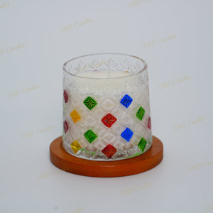 เทียนหอมทำมือกลิ่นหอมติดฉลากได้ตามต้องการเทียนหอมดีบุกสไตล์วินเทจหรูหรา - Product Image 5