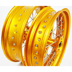 2.15*21 "/4.25*18" Street Motorcycle Spoked Tubeless Wheels Jantes Set pour <span class=keywords><strong>Honda</strong></span> <span class=keywords><strong>Africa</strong></span> <span class=keywords><strong>Twin</strong></span> 1000L - Product Image 4