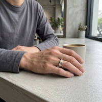 Bague en tungstène or rose 8 mm 4 mm avec incrustation invisible de coquille d'ormeau pour homme et femme, alliance de fiançailles et de mariage pour couples