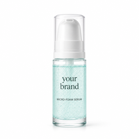Sérum Visage Micro-Mousse Multi-Formules Marque Blanche avec PDRN GHK-Cu Centella Collagène Peptide pour Soin Raffermissant et Renforcement de la Barrière Cutanée